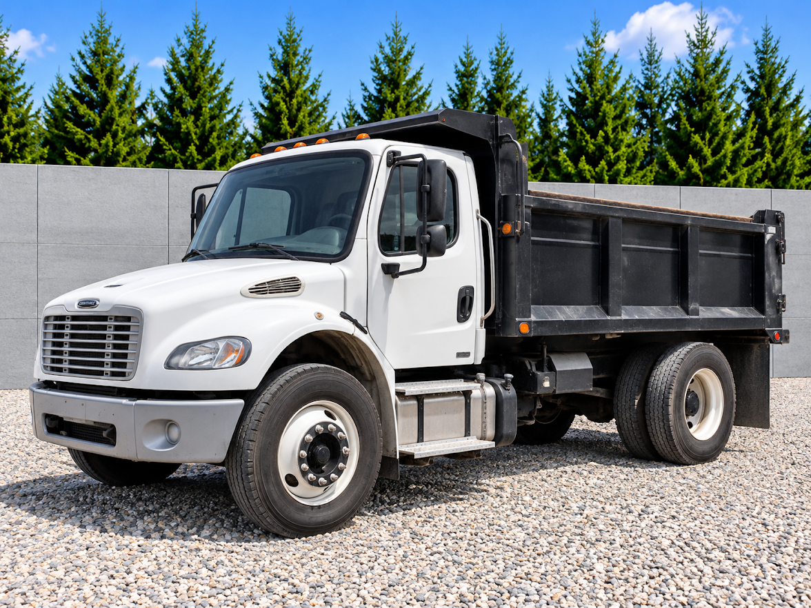 Representative dump truck photo